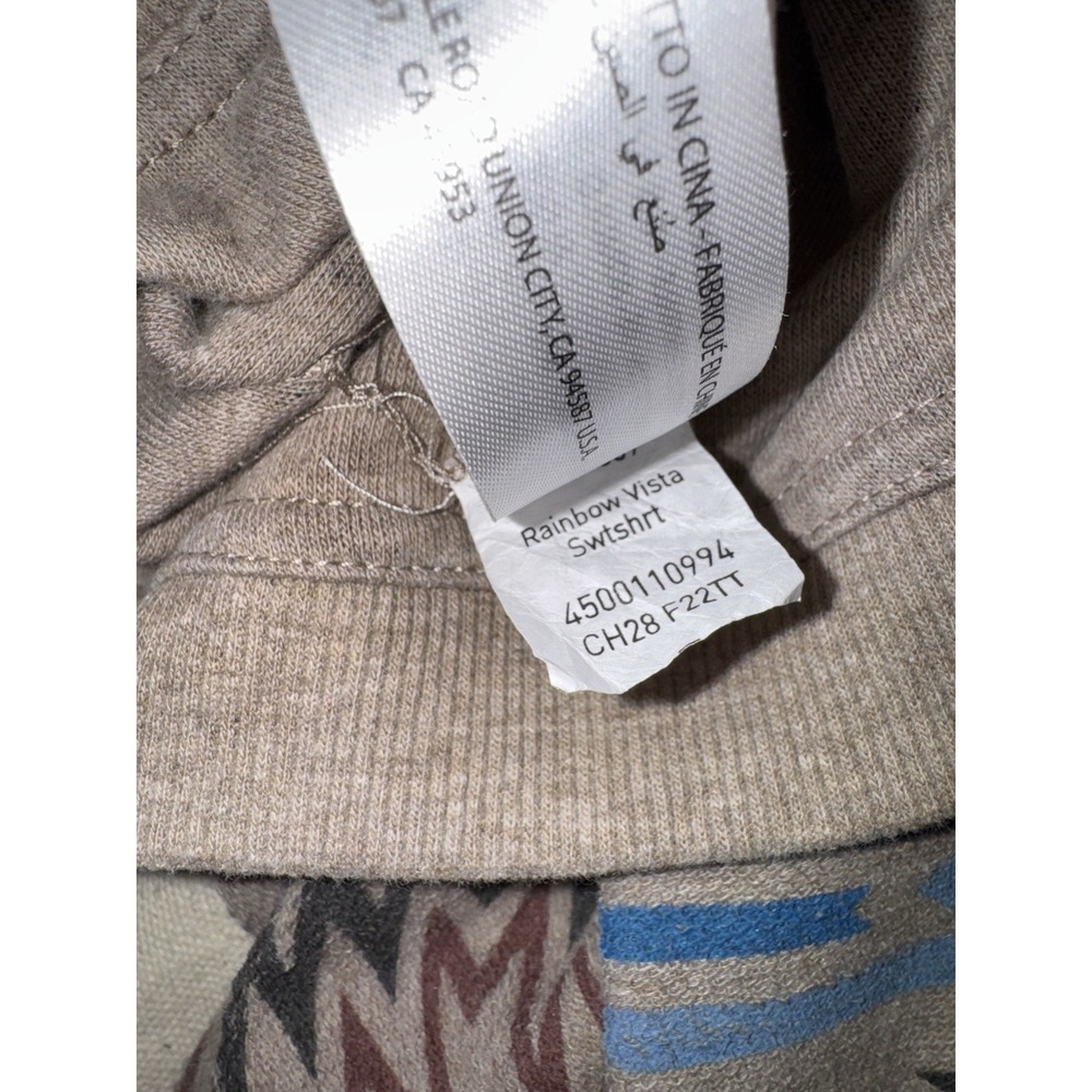 Ariat Women's M Rainbow Vista Aztec Reversible Sweatshirt Southwest Brown $70 - Picture 7 of 9